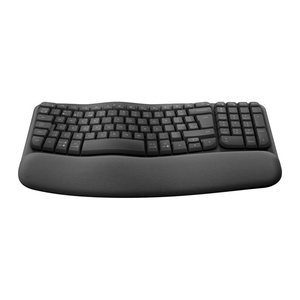 Logitech WAVE KEYS ergonomische Tastatur kabellos schwarz