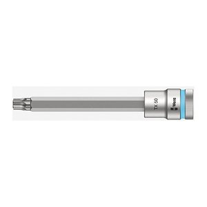 Wera TORX Zyklop mit Haltefunktion lang Steckschlüsseleinsatz Größe: 50,0 mm Länge: 140,0 mm