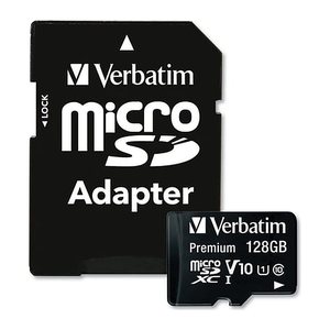 Verbatim microSDXC 128GB Premium Class 10 + SD-Adapter retail