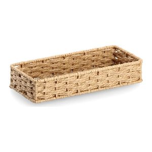 Zeller Schreibtisch-Organizer Papiergeflecht natur Papiergeflecht 11,0 x 24,0 x 4,5 cm