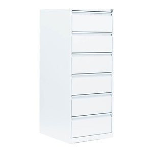 LÜLLMANN Karteischrank signalweiß 53,0 x 62,0 x 132,0 cm, 1 St.