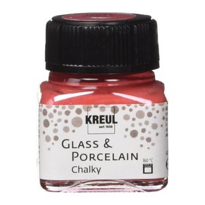 KREUL Chalky Porzellanfarben rot 20,0 ml