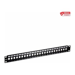 TRENDnet Patchpanel 24-Port leer, abgew Keystone 19" 1U