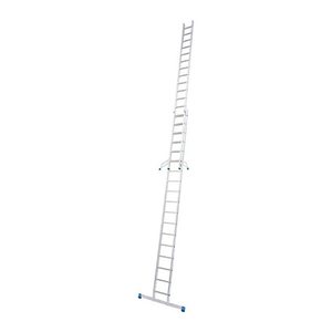 KRAUSE Schiebeleiter Stabilo silber 2x 18 Stufen, H: 525,0 cm