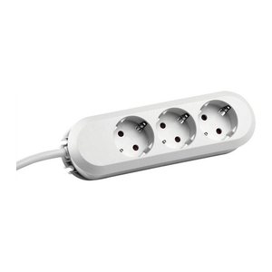 BACHMANN SMART 3-fach Steckdosenleiste 1,5 m weiß