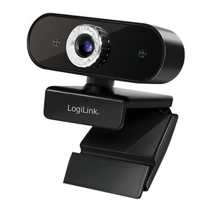 Logilink Webcam 1080p FHD Webcam + Mikrofon schwarz