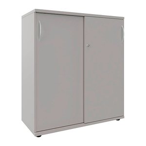 fm Schiebetürenschrank, 4260761570563 lichtgrau 2 Fachböden 100,0 x 44,2 x 111,5 cm