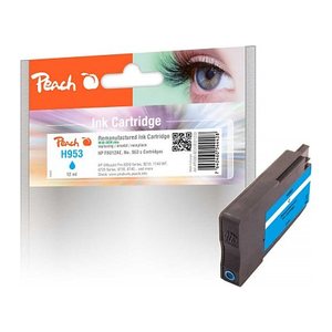 Peach Patrone HP Nr.953 cyan mit OEM Chip remanufactured