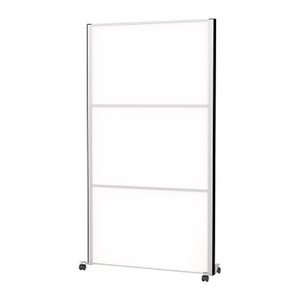 MAUL Akustik-Trennwand MAULconnecto 9621195, weiß 100,0 x 182,0 cm mit Rollen, 1 St.