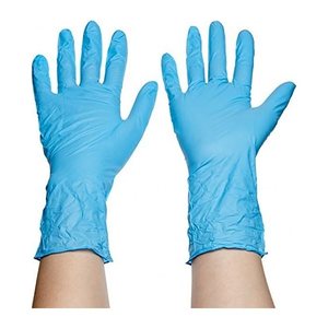 Meditrade® unisex Einmalhandschuhe Nitril® x-long blau Größe M, 100 St.