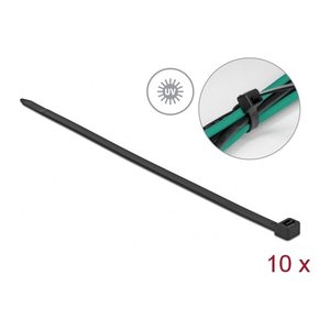 DELOCK KBI UV-beständig L 1220 x B 9,0 mm schwarz 10 Stück