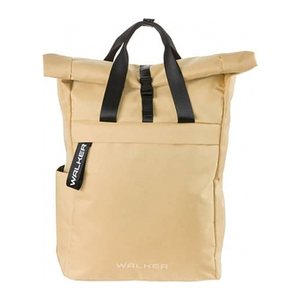 Walker Schulrucksack Roll Top Kunstfaser apricot