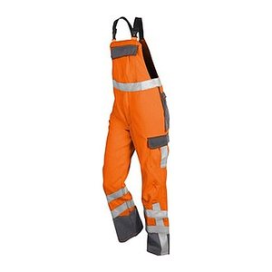 KÜBLER® unisex Warnschutz-Latzhose PSA SAFETY X7 warnorange, anthrazit Größe 94