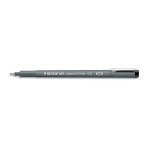 STAEDTLER pigment liner 308 Fineliner schwarz 0,5 mm, 1 St.