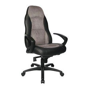 Topstar Chefsessel Speed Chair, SC20FTC3 Kunstleder grau, Gestell schwarz