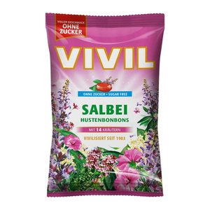 VIVIL® Salbei ohne Zucker Bonbons 33 St./ 120,0 g, 1 Pack