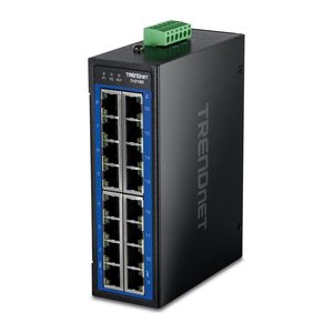TRENDnet Industrial Switch 16-Port Gbit DIN-Rail