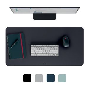 LEITZ Schreibtischunterlage groß 53820095 schwarz Kunststoff 80,0 x 40,0 cm, 1 St.