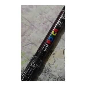 uni-ball POSCA PC-5M Acrylstift schwarz 1,8 - 2,5 mm, 1 St.