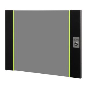 DIGITUS 19" Glas-Fronttür 9HE Wandgehäuse Unique Serie schw.