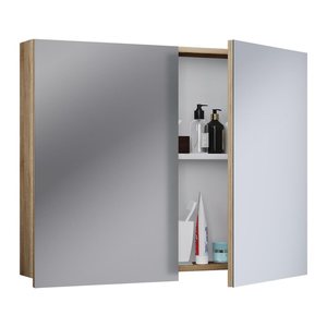 VCM my bath Spiegelschrank VCB 1 914459 sonoma-eiche 60,0 x 12,0 x 59,2 cm