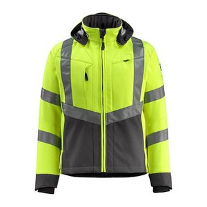 MASCOT® unisex Warnjacke Blackpool warngelb, anthrazit Größe 3XL