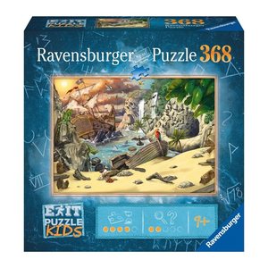 Ravensburger EXIT-Puzzle Kids Das Piratenabenteuer Puzzle, 368 Teile