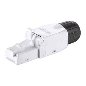 Equip Stecker Cat6a ungeschirmt RJ45 wzf. 5Stk weiß