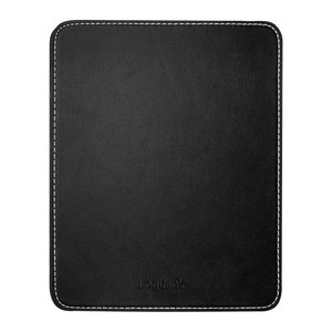 Logilink Mauspad Leder Design schwarz