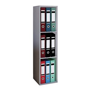 VCM my office Aktenregal Offas grau 34,0 x 29,0 x 107,0 cm, 1 St.
