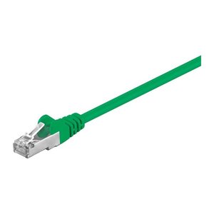 goobay RJ-45 Netzwerkkabel 3,0 m grün bis zu 1,00 Gbit/Sek. bis zu 100 MHz, 1 St.