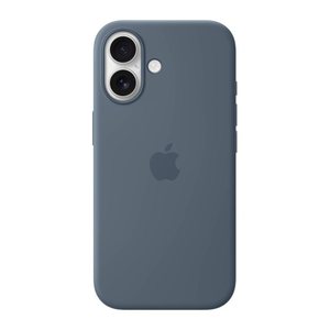 Apple Silikon Case mit MagSafe Handy-Cover für Apple iPhone 17 maritimblau