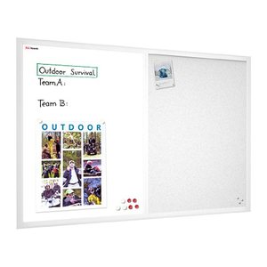 ALLboards Whiteboard-Pinnwand 60,0 x 40,0 cm Textil weiß