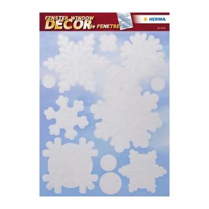 HERMA FENSTERBILD A4 SCHNEEFLOCKE