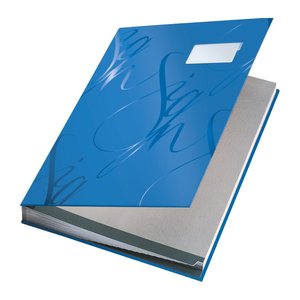 LEITZ Unterschriftenmappe Design 5745 18 Fächer blau, 1 St.