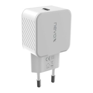 nevox USB PD TYPE C / PPS Ladeadapter weiß, 30 Watt