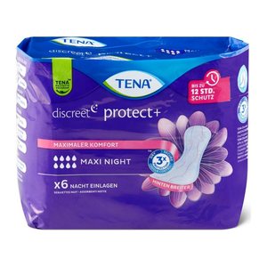 TENA Slipeinlagen discreet protect+ MAXI NIGHT, 6 St.