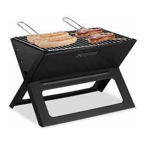 relaxdays Holzkohlegrill 45,5 x 30,0 x 30,0 cm, 1 St.