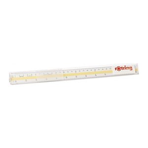 rotring Dreikantmaßstab Typ 1 30,0 cm, weiß
