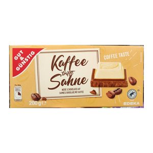 GUT&GÜNSTIG Kaffee trifft Sahne Schokolade 200,0 g, 1 St.