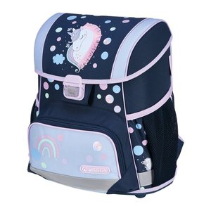 herlitz Schulranzen-Set Loop Plus Unicorn Dreams Kunstfaser grün
