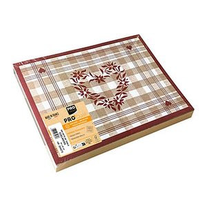 PROnappe Platzsets Edelweiß mehrfarbig 30,0 x 40,0 cm, 400 St.
