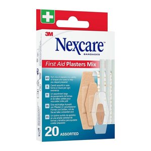 Nexcare™ Pflaster Erste Hilfe Mix N0-20-7F beige, 20 St.