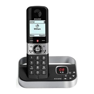 ALCATEL F890 Voice DE BLK Schnurlos-Telefon Schwarz, Silber