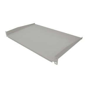 INTELLINET 19" Fachboden 350mm Frontmont. n. perforiert grau