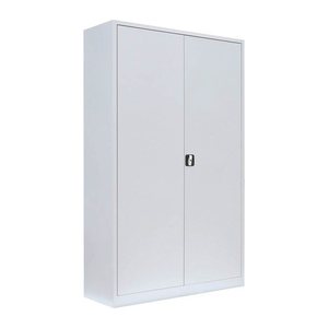 LÜLLMANN Stahlschrank 530370 lichtgrau 4 Fachböden 120,0 x 42,2 x 195,0 cm, aufgebaut, 1 St.