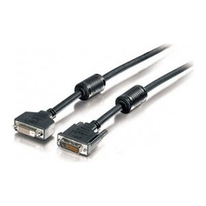 Equip DVI-D Kabel DL Erweiterung 1920x1200 St/Bu 1.80m sw Polybeutel