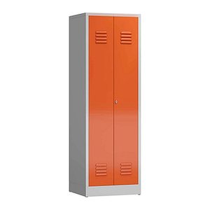 ClassiX Spind feuerrot, lichtgrau X-510714, 1 Schließfach 59,0 x 50,0 x 180,0 cm