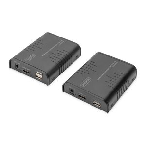 DIGITUS HDMI KVM IP Extender Set Cat5e bis 120m 1080p/60Hz