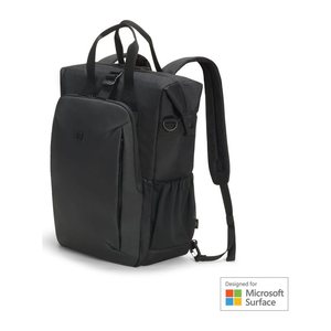 DICOTA Laptop-Rucksack Eco Dual GO für Microsoft Surface Kunstfaser schwarz bis 38,1 cm (15 Zoll)